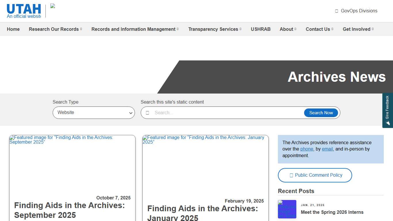 Sanpete County Utah Division of Archives and Records Service
